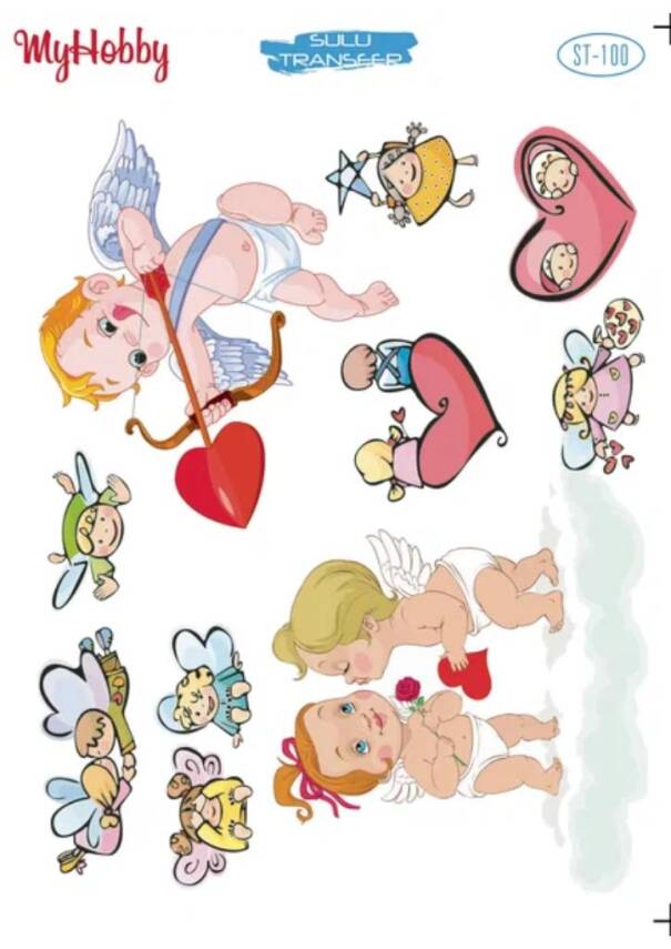 My Hobby Çocuk Desenli Sulu Transfer ST-100 - 1