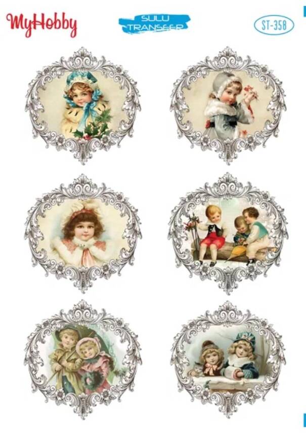 My Hobby Çocuk Desenli Sulu Transfer ST-358 - 1