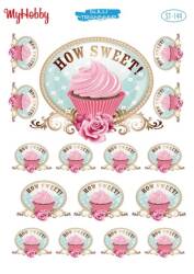 My Hobby Cup Kek Desenli Sulu Transfer ST-144 - MyHobby