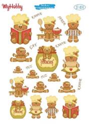 My Hobby Kurabiye Desenli Sulu Transfer ST-059 - MyHobby