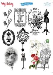 My Hobby Dikiş Desenli Sulu Transfer ST-217 - MyHobby