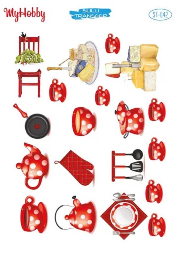 My Hobby Fincan Desenli Sulu Transfer ST-042 - 1