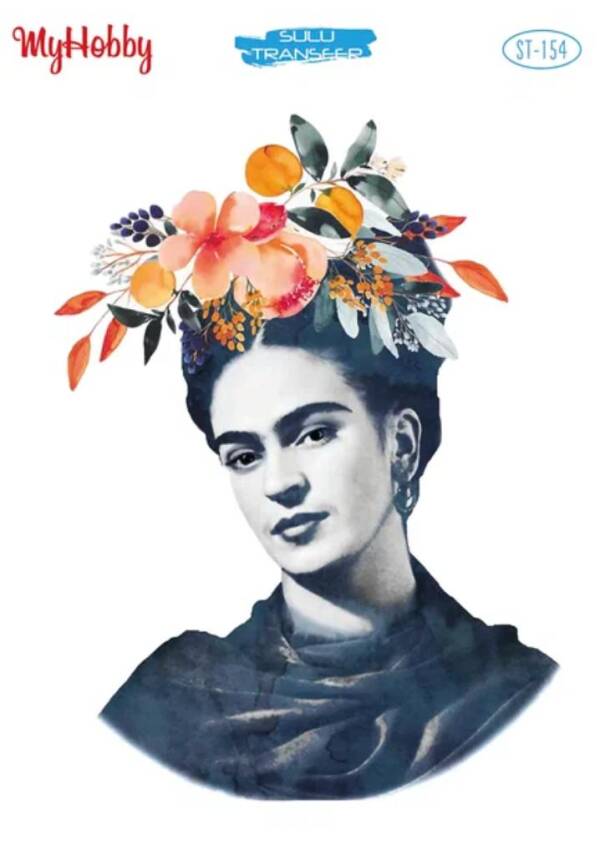 My Hobby Frida Desenli Sulu Transfer ST-154 - 1