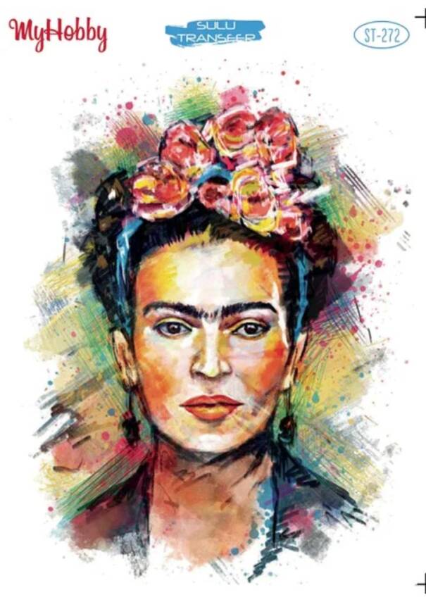 My Hobby Frida Desenli Sulu Transfer ST-272 - 1