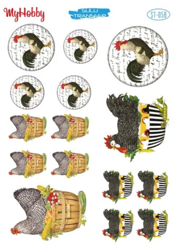 My Hobby Horoz Desenli Sulu Transfer STI-058 - 1