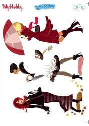 My Hobby Kadın Desenli Sulu Transfer ST 103 - MyHobby