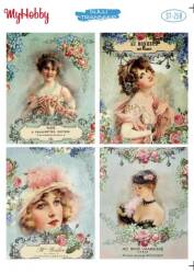 My Hobby Kadın Desenli Sulu Transfer ST-258 - MyHobby