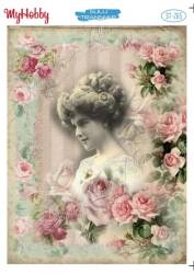 My Hobby Kadın Desenli Sulu Transfer ST-265 - MyHobby