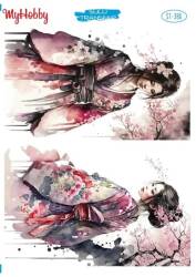 My Hobby Kadın Desenli Sulu Transfer ST-386 - MyHobby