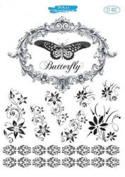 My Hobby Kelebek Desenli Sulu Transfer ST-002 - MyHobby