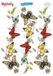 My Hobby Kelebek Desenli Sulu Transfer ST-037 - MyHobby