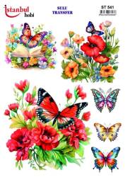 My Hobby Kelebek Desenli Sulu Transfer ST-541 - MyHobby
