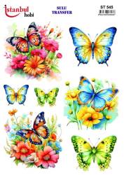 My Hobby Kelebek Desenli Sulu Transfer ST-545 - MyHobby