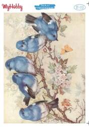 My Hobby Kuş Desenli Sulu Transfer ST-113 - MyHobby