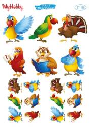 My Hobby Kuş Desenli Sulu Transfer ST-118 - MyHobby