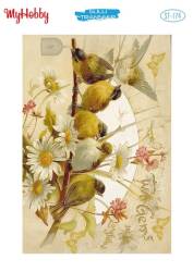 My Hobby Kuş Desenli Sulu Transfer ST-174 - MyHobby