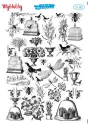 My Hobby Kuş Desenli Sulu Transfer ST-362 - MyHobby