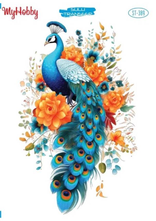 My Hobby Kuş Desenli Sulu Transfer ST-389 - 1