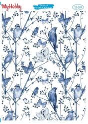 My Hobby Kuş Desenli Sulu Transfer ST-394 - MyHobby