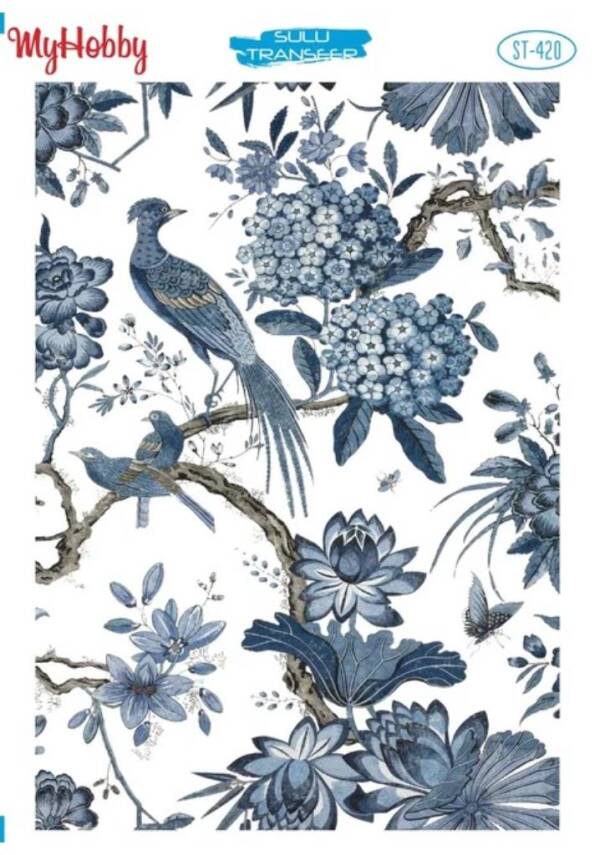 My Hobby Kuş Desenli Sulu Transfer ST-420 - 1