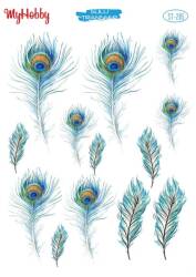 My Hobby Kuş Tüyü Desenli Sulu Transfer ST-205 - MyHobby