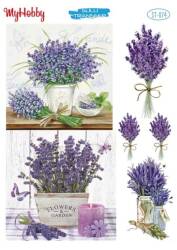 My Hobby Lavanta Desenli Sulu Transfer ST 074 - MyHobby