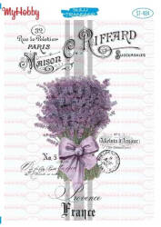 My Hobby Lavanta Desenli Sulu Transfer ST-404 - MyHobby