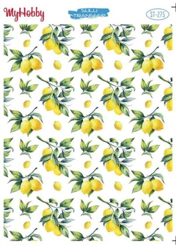 My Hobby Limon Desenli Sulu Transfer ST-275 - 1