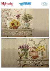 My Hobby Manzara Çiçek Desenli Sulu Transfer ST-207 - MyHobby