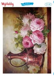 My Hobby Manzara Çiçek Desenli Sulu Transfer ST-347 - MyHobby