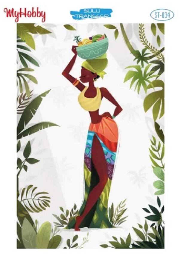My Hobby Manzara Desenli Sulu Transfer ST-034 - 1