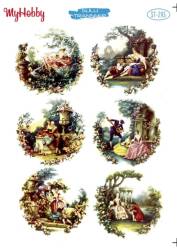 My Hobby Manzara Desenli Sulu Transfer ST-295 - MyHobby