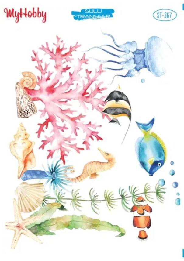 My Hobby Marine Desenli Sulu Transfer ST-367 - 1