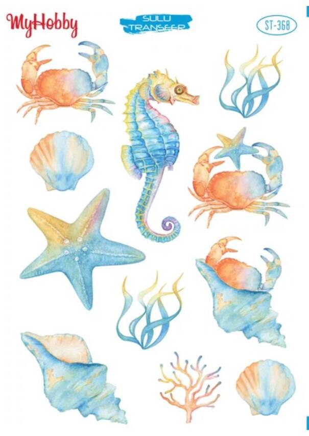 My Hobby Marine Desenli Sulu Transfer ST-368 - 1