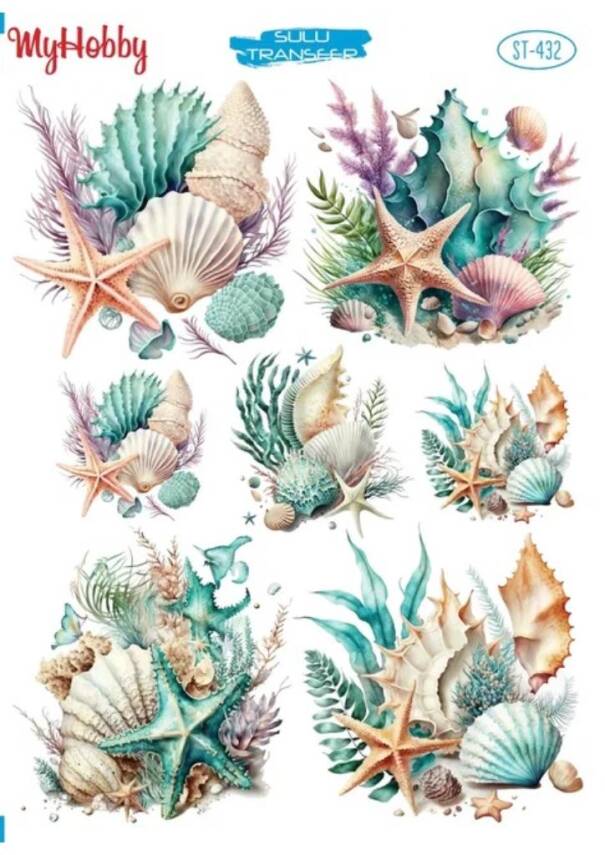 My Hobby Marine Desenli Sulu Transfer ST-432 - 1