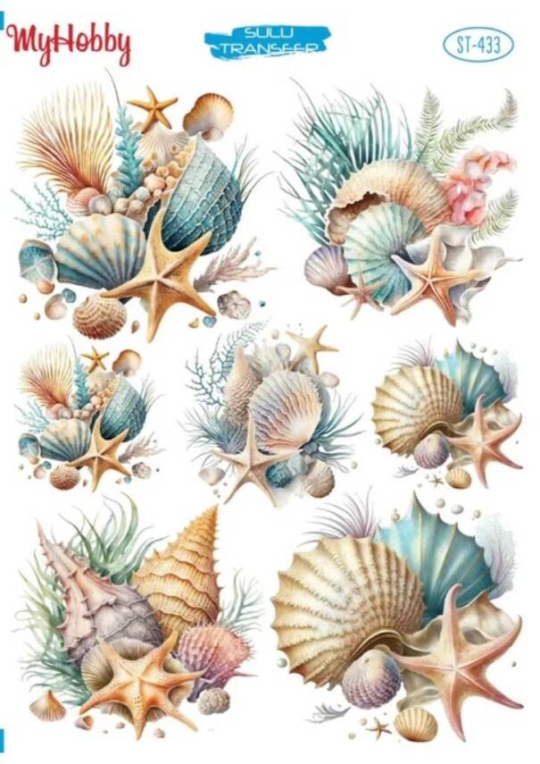 My Hobby Marine Desenli Sulu Transfer ST-433 - 1