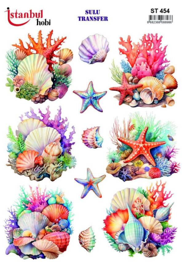 My Hobby Marine Desenli Sulu Transfer ST-454 - 1