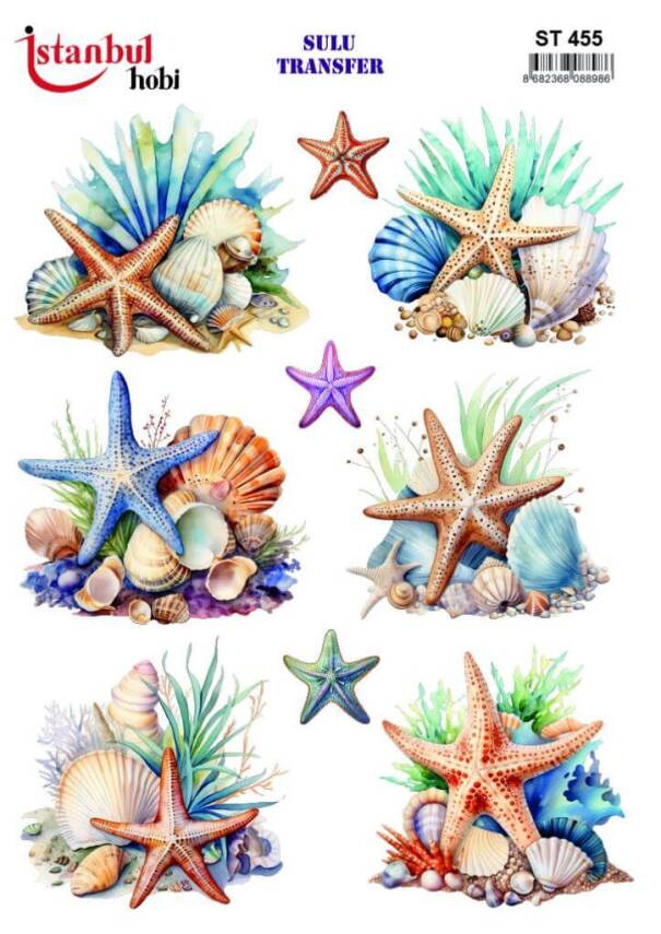 My Hobby Marine Desenli Sulu Transfer ST-455 - 1