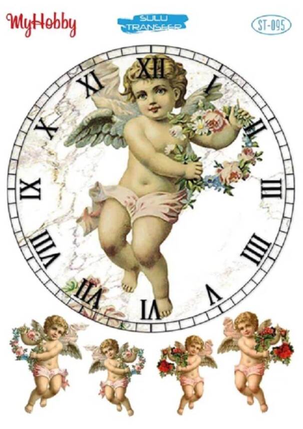 My Hobby Melek Desenli Sulu Transfer ST 095 - 1