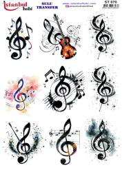 My Hobby Nota Desenli Sulu Transfer ST-070 - MyHobby