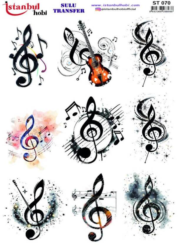 My Hobby Nota Desenli Sulu Transfer ST-070 - 1