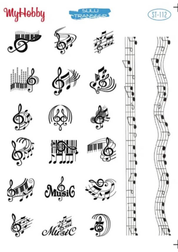 My Hobby Nota Desenli Sulu Transfer ST 112 - 1