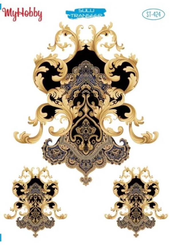 My Hobby Varak Desenli Sulu Transfer ST-424 - 1