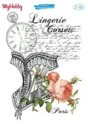 My Hobby Yazı Desenli Sulu Transfer ST-008 - Tual Hobi Craft Ist