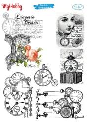 My Hobby Yazı Desenli Sulu Transfer ST-147 - Tual Hobi Craft Ist