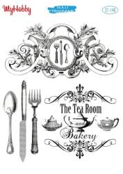 My Hobby Yazı Desenli Sulu Transfer ST-149 - Tual Hobi Craft Ist