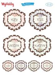 My Hobby Yazı Desenli Sulu Transfer ST-151 - Tual Hobi Craft Ist