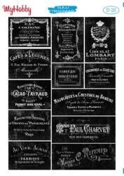 My Hobby Yazı Desenli Sulu Transfer ST-331 - Tual Hobi Craft Ist