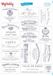 My Hobby Yazı Desenli Sulu Transfer ST-332 - Tual Hobi Craft Ist