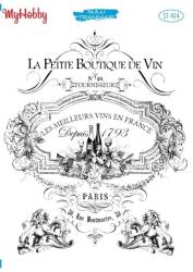 My Hobby Yazı Desenli Sulu Transfer ST-414 - Tual Hobi Craft Ist